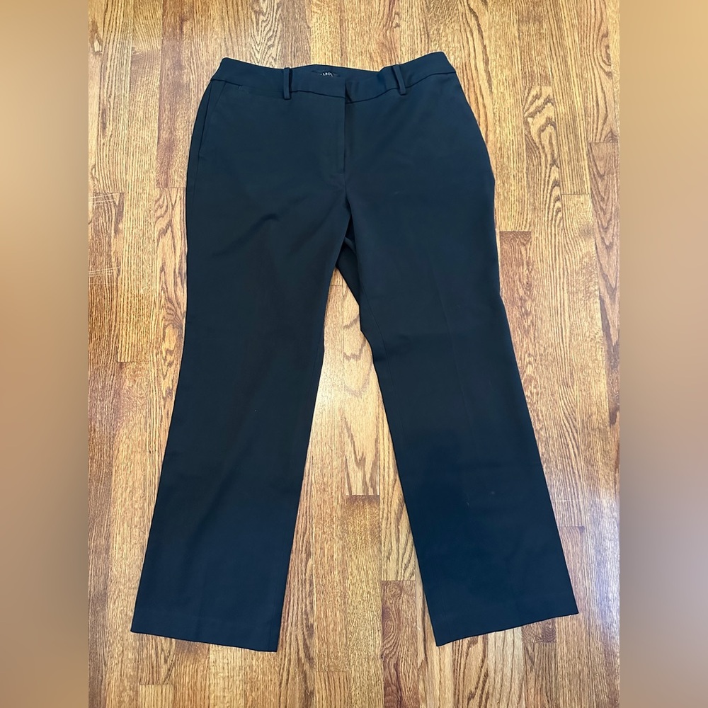Talbots Barely Boot Classic Black Dress Pants